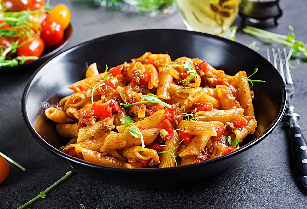 Pasta sa pršutom i povrćem